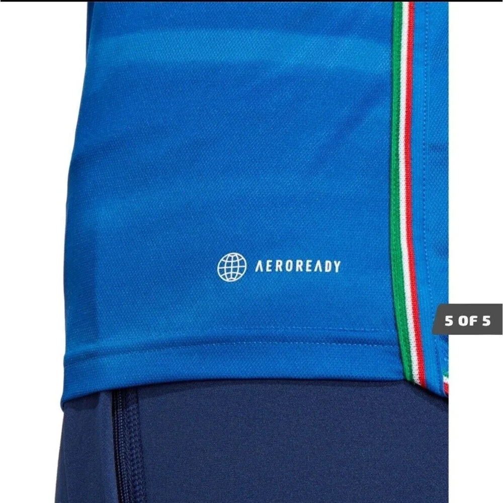adidas Italy Women's Home Jersey Size Medium Brand New With Tags - Picture 6 of 6